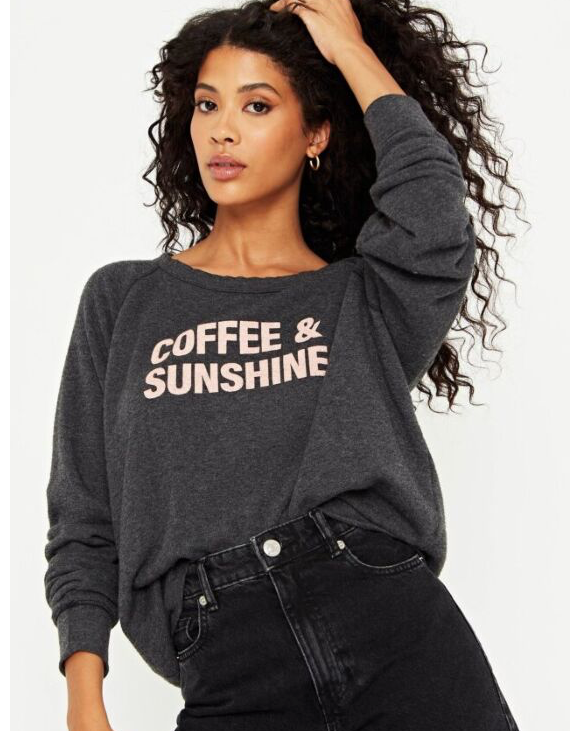 Heather Grey Reversible Sweatshirt