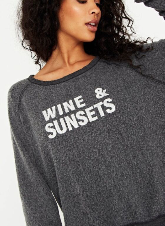 Heather Grey Reversible Sweatshirt