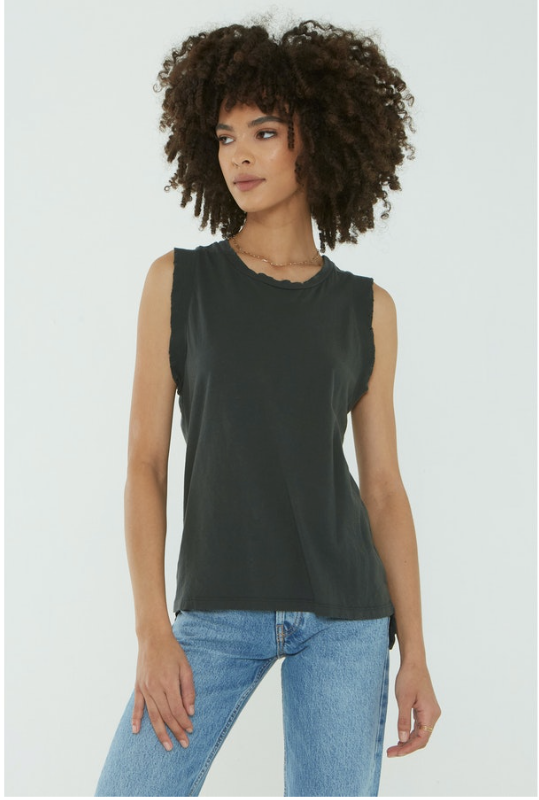 Say It Again Sleeveless Muscle Tank