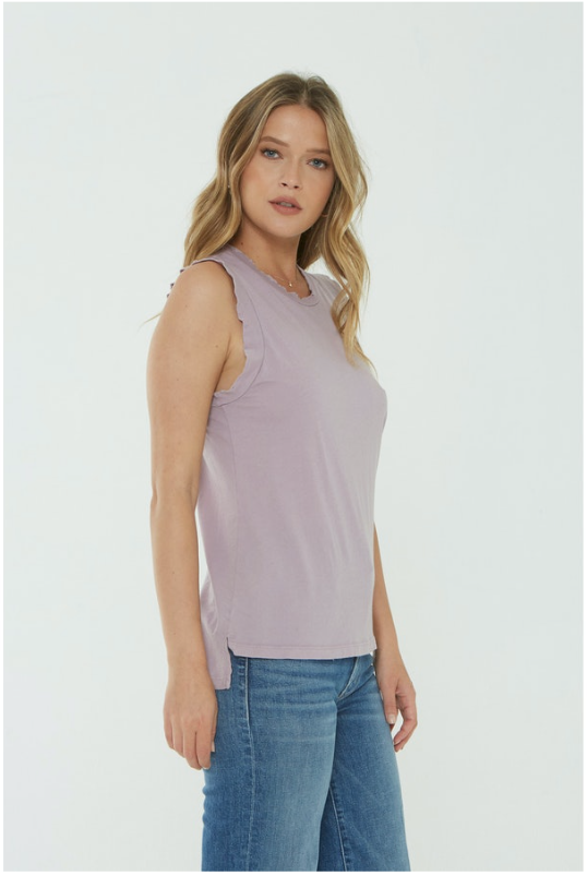 Say It Again Sleeveless Muscle Tank