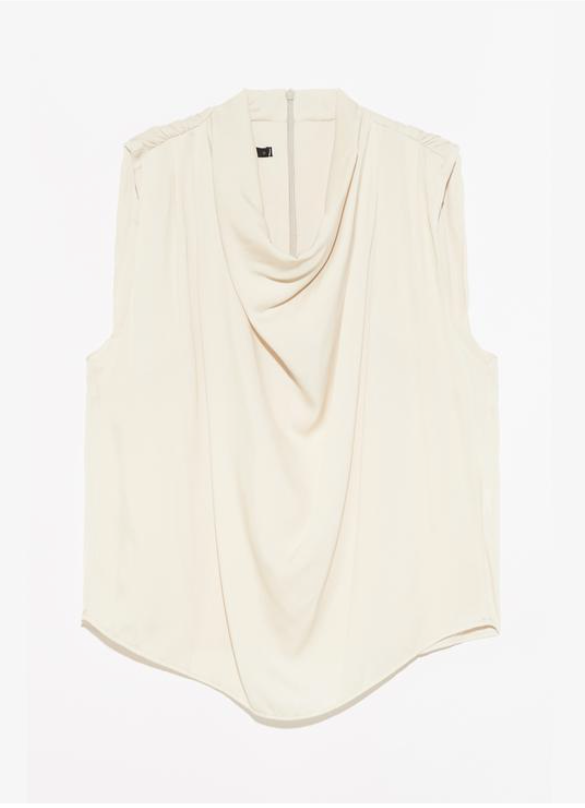 Champagne "Candence" Sleeveless Top
