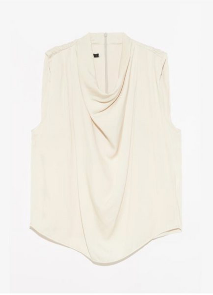 Champagne "Candence" Sleeveless Top