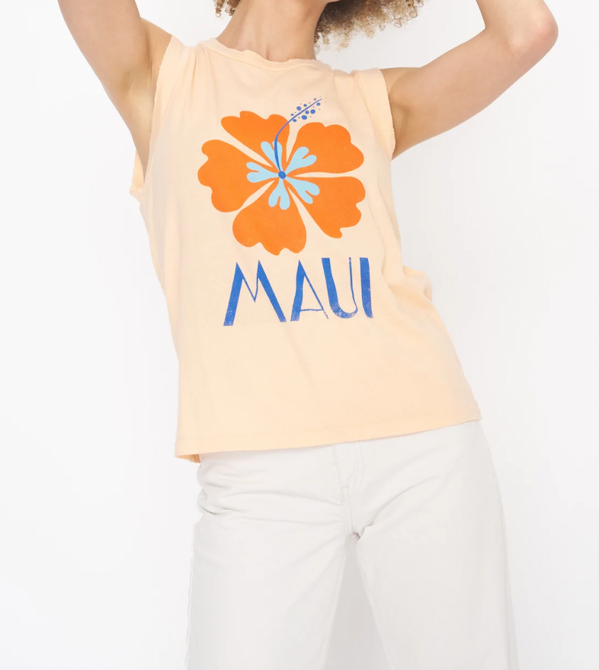 Project Social T Peach Parfait Maui Tank