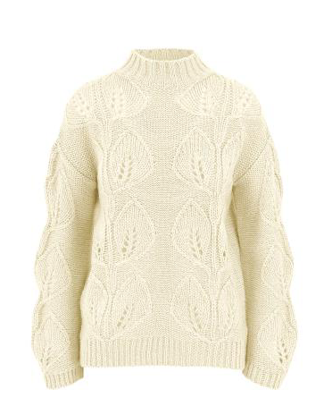 Ivory Cable Knit Sweater