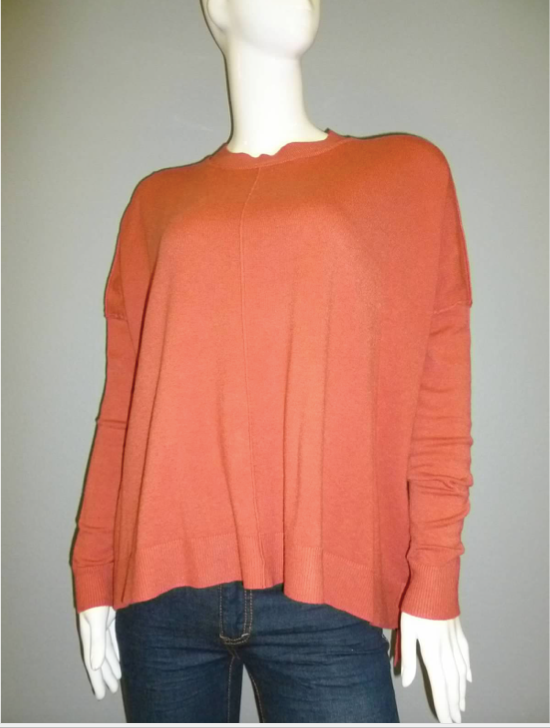Crew Neck Dolman Sleeve Sweater