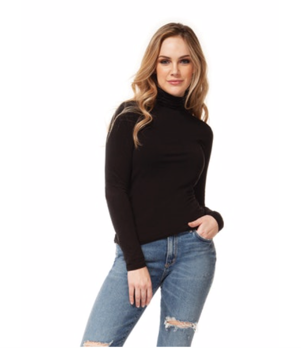 Long Sleeve Knit Turtleneck Top