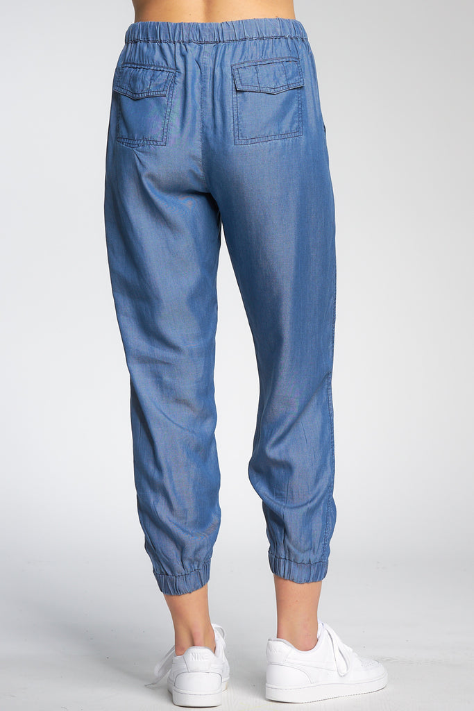 Denim Jogger Pants