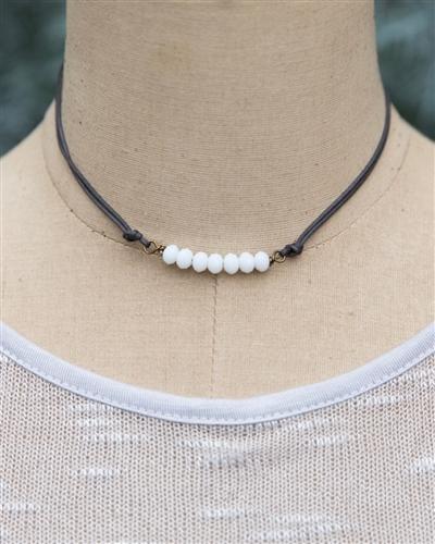 Crystal Bar Necklace