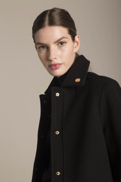 Deluc Zelda Black Straight Coat