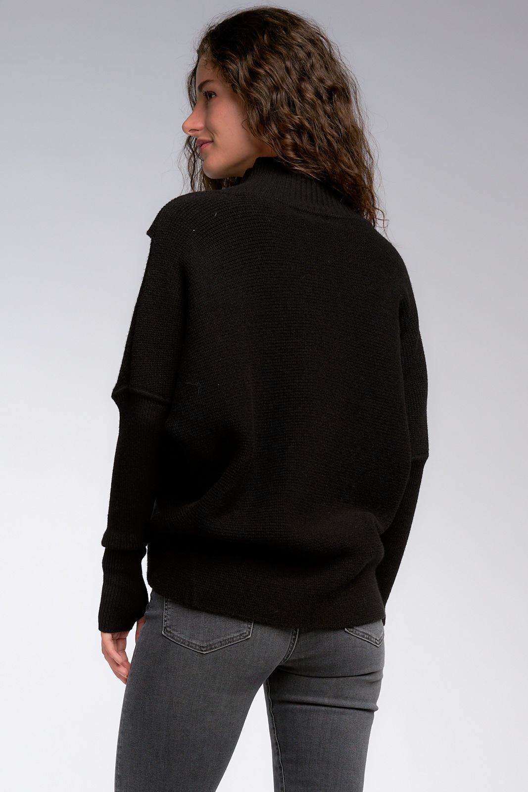 Turtleneck Cross Front Sweater