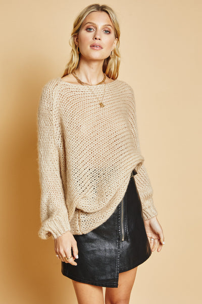 Tan No Hard Feelings Sweater