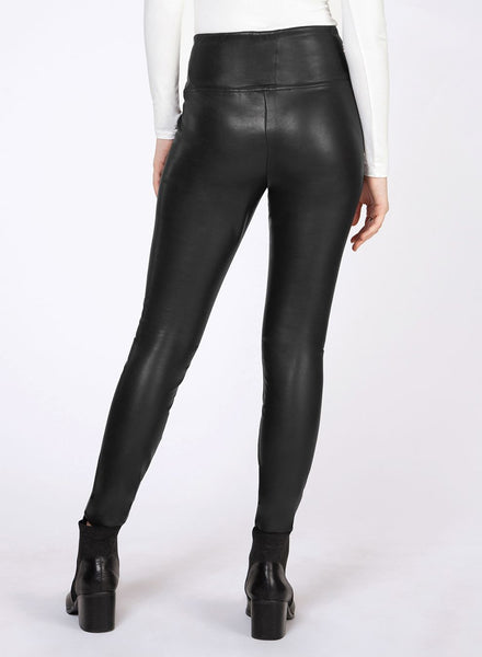 Black Faux Leather High Waisted Legging
