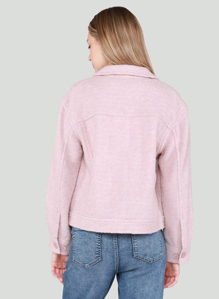 Black Tape Cloud Pink Short Shacket