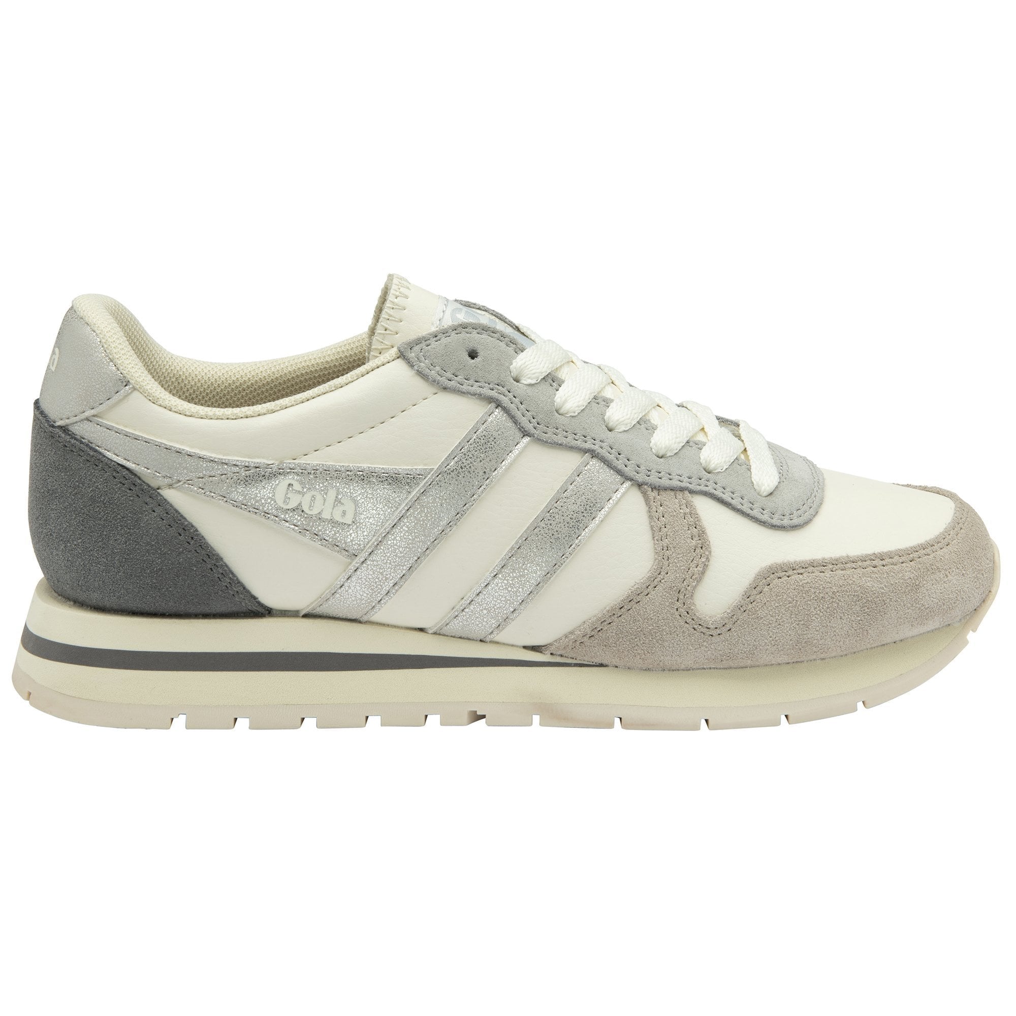 Gola Classic Daytona Quadrant Ash Grey Silver Sneakers