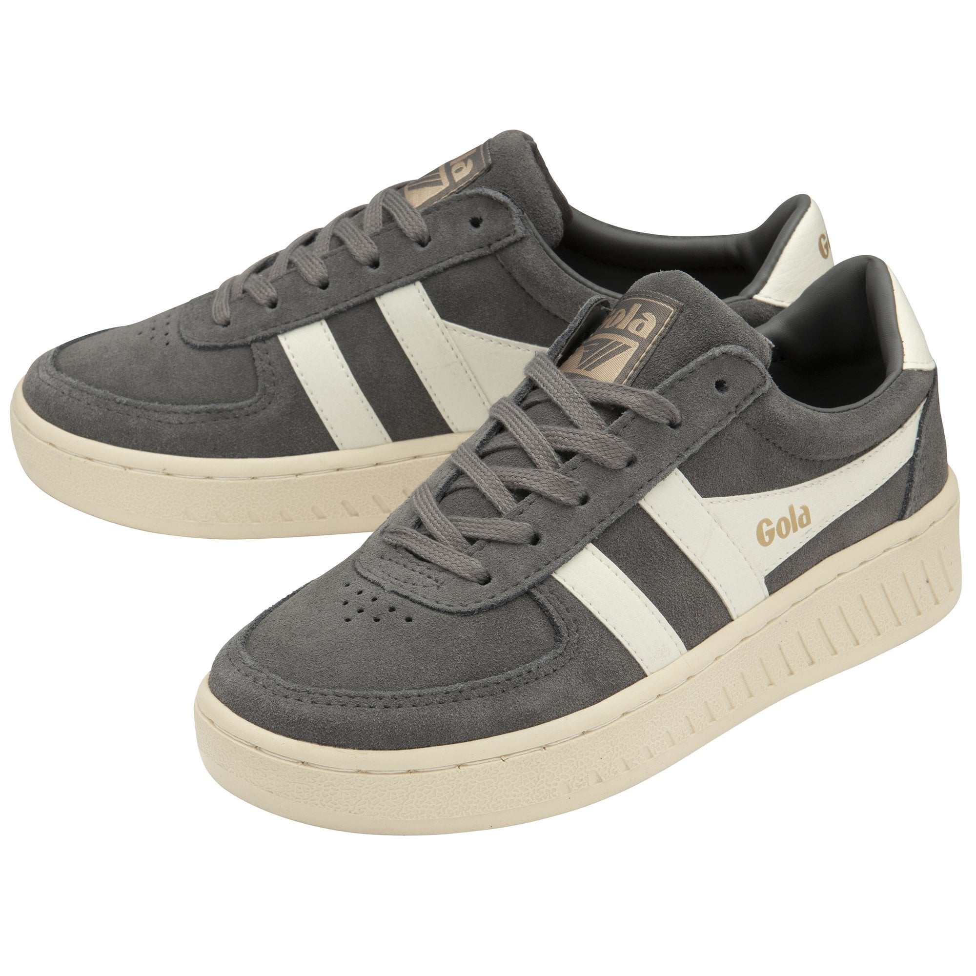 Gola Grandslam Suede Sneakers Ash/Off White
