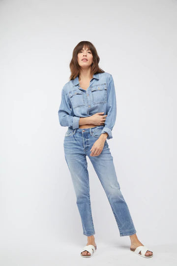 Oliver Logan Mercer Lightweight Denim Shirt