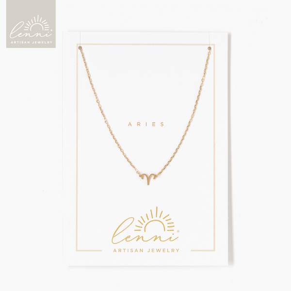 Tess + Tricia Gold Zodiac Necklace