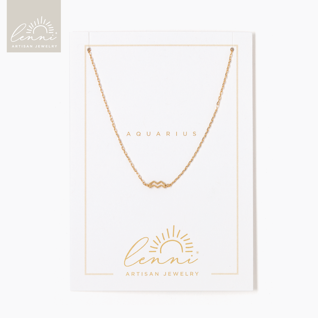Tess + Tricia Gold Zodiac Necklace