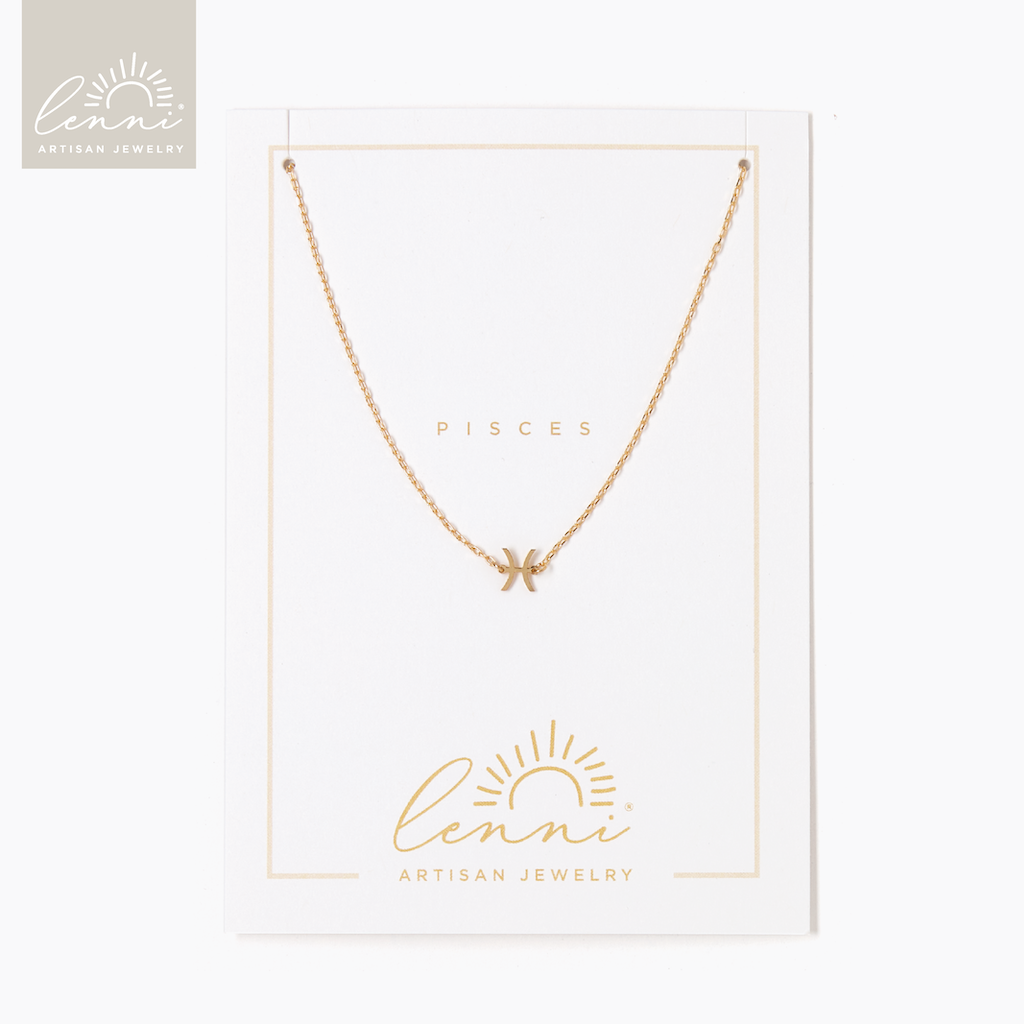 Tess + Tricia Gold Zodiac Necklace