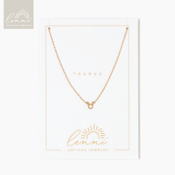 Tess + Tricia Gold Zodiac Necklace