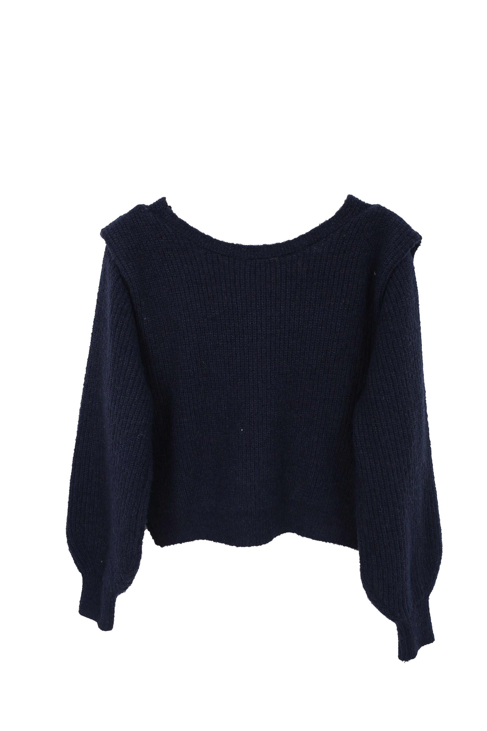 TheKorner Navy Blue V-Neck Sweater