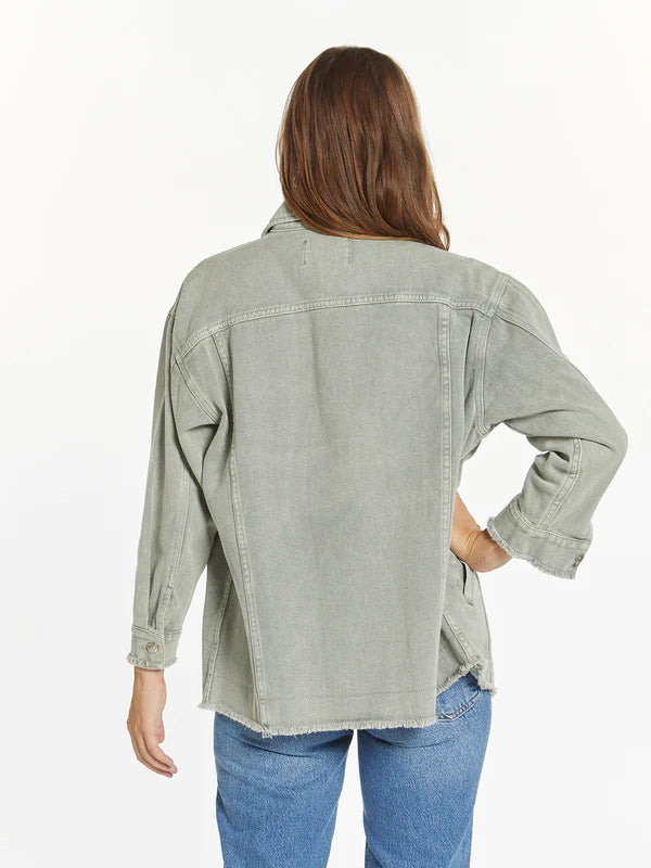 Thread & Supply Frosty Green Opal Denim Jacket