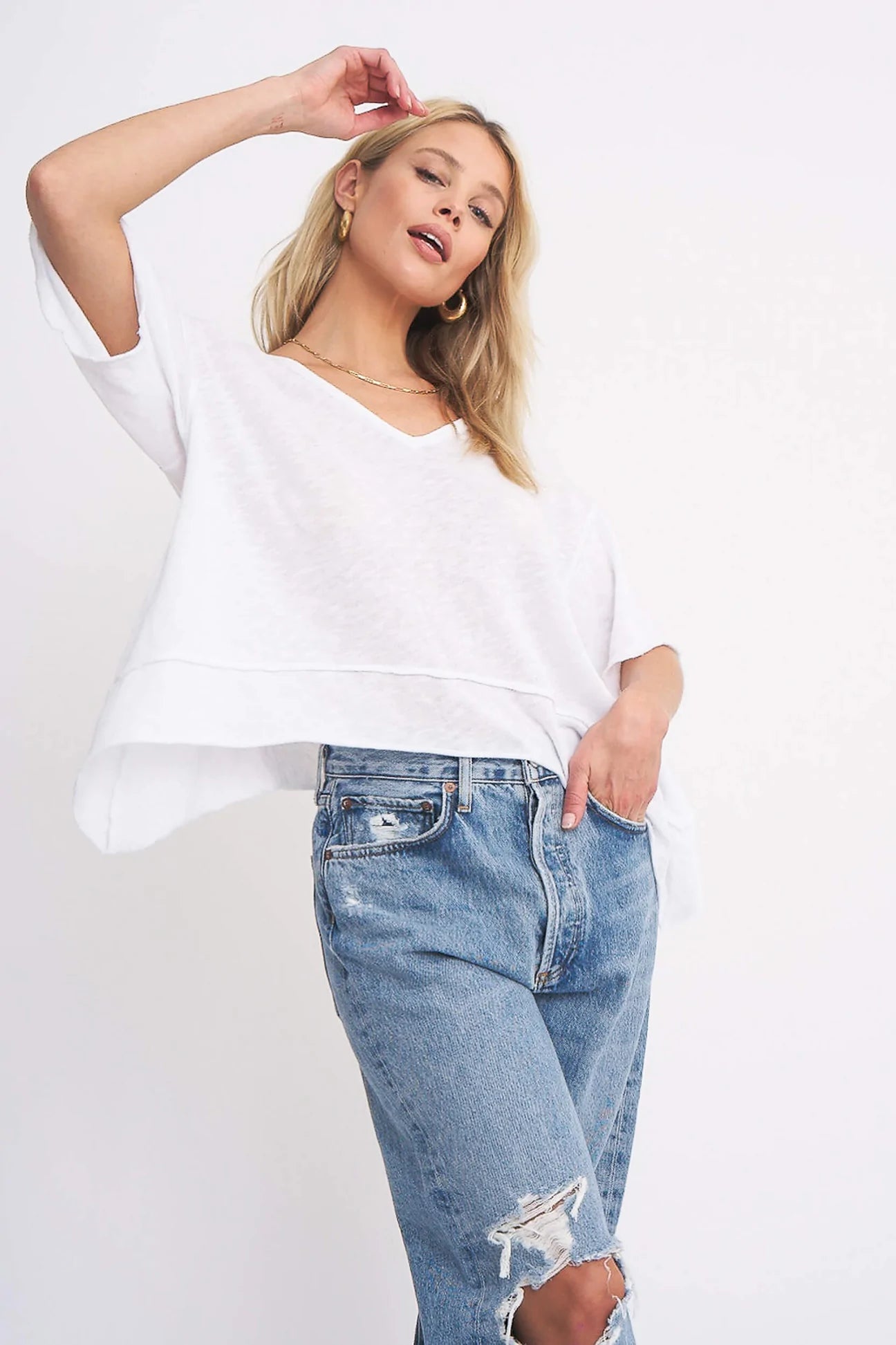 Project Social T Brea High Low Tee