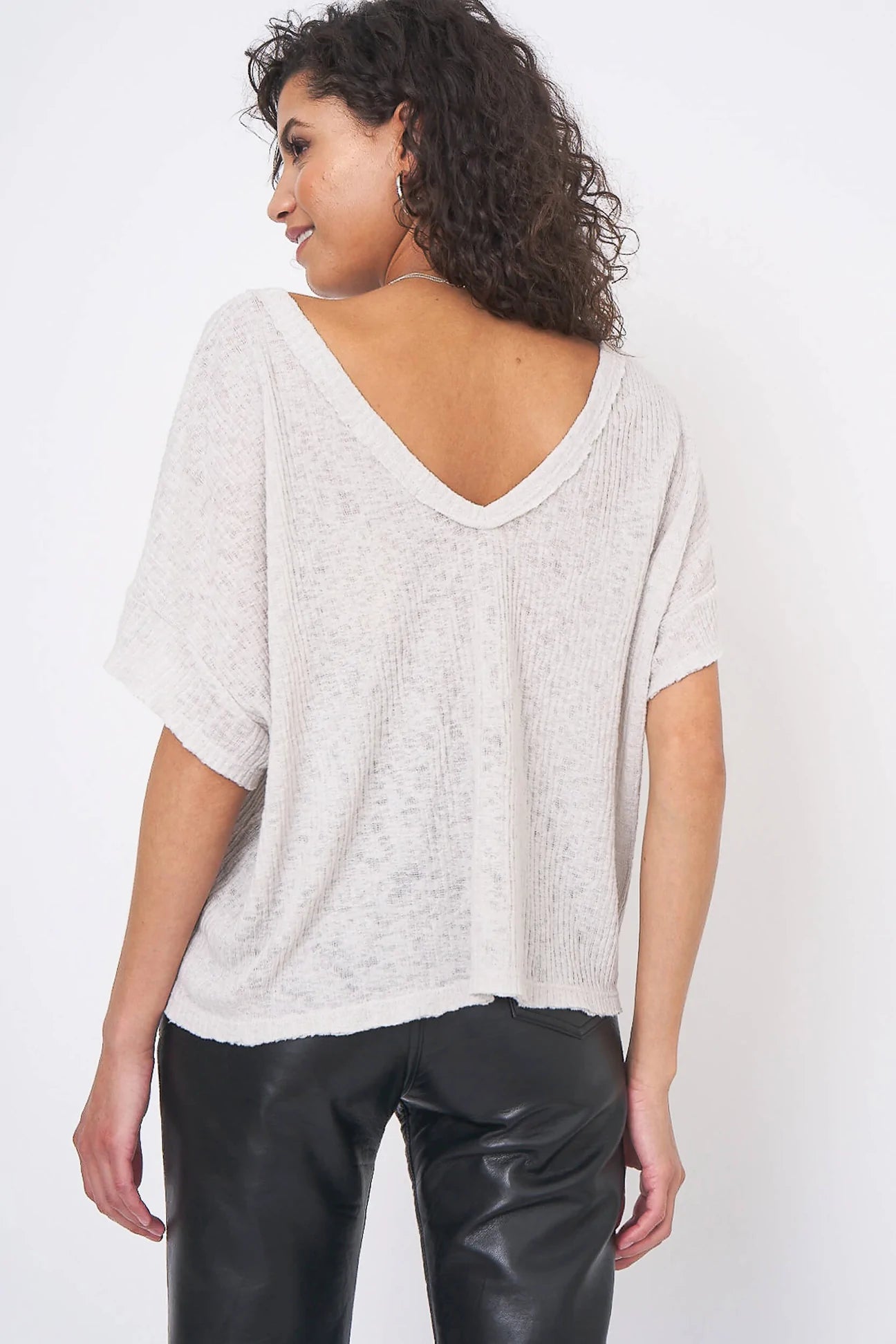 Project Social T Easy to Love Double V Rib Tee