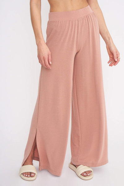 Project Social T Pink Off Topic Wide Leg Pants