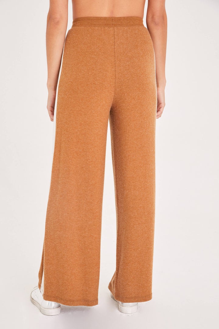 Cinnamon/Oatmeal Sportif Wide Leg Pants