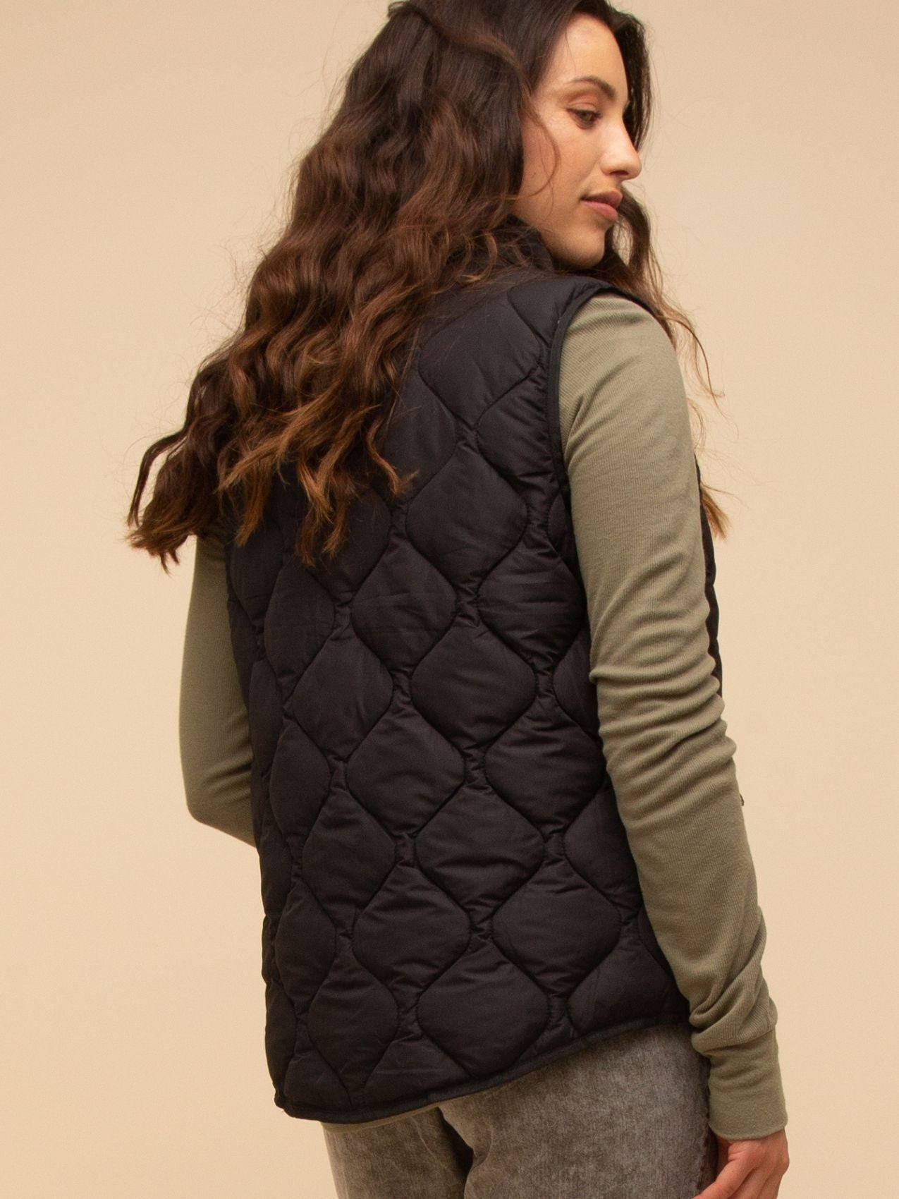 Quilted Zip Front Stratton Vest