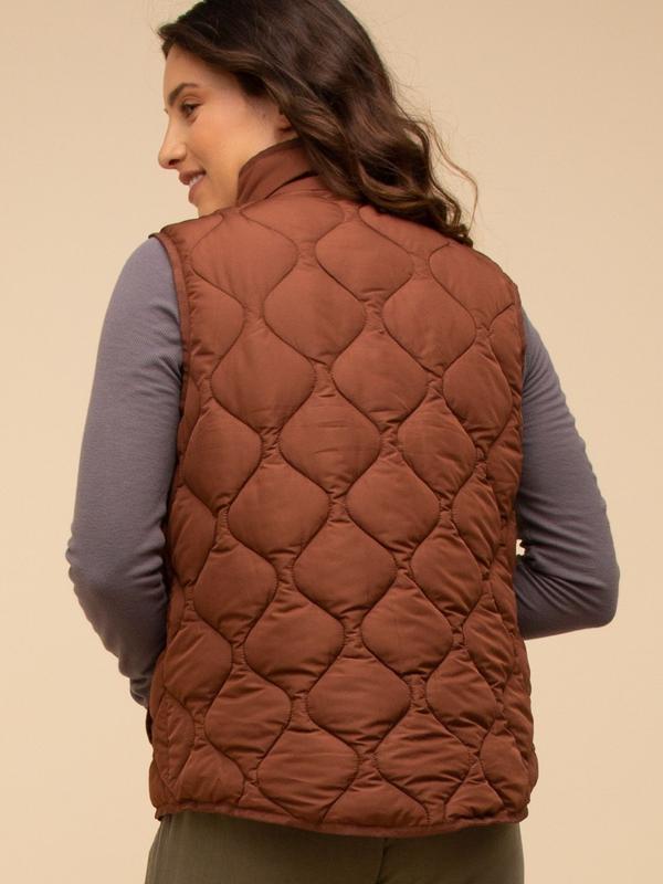 Quilted Zip Front Stratton Vest